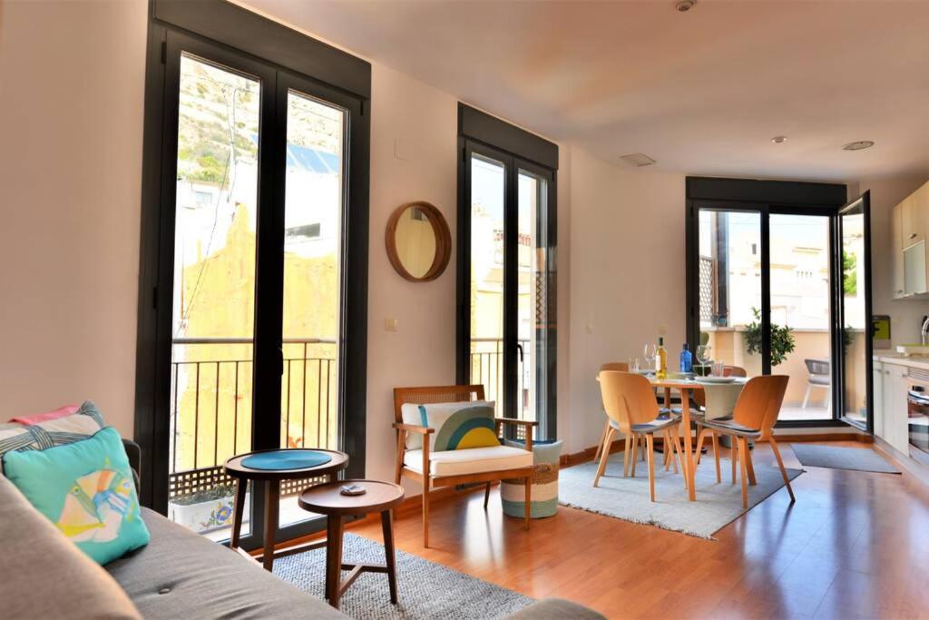 Posezení v ubytování Penthouse in old city center by NRAS