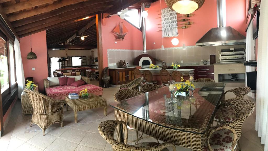  Paraíso - casa estilo Resort com lazer completo na praia