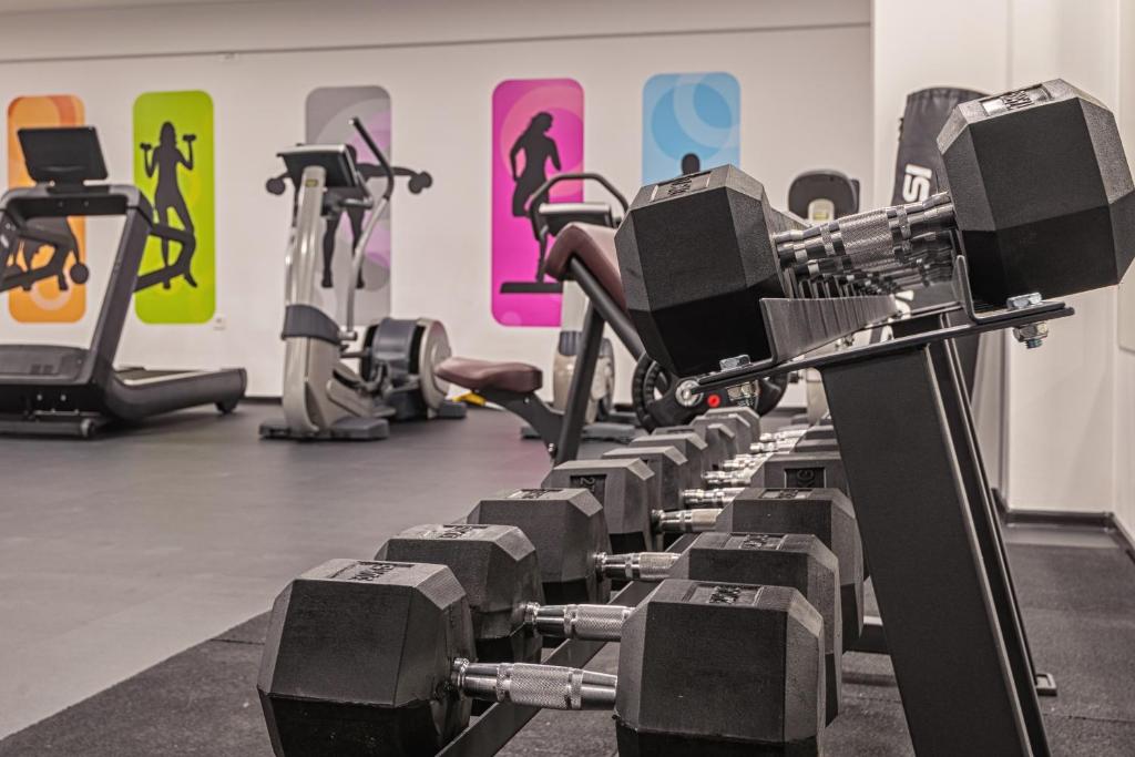 Fitness centrum a/nebo fitness zařízení v ubytování Marea Hotel & Spa