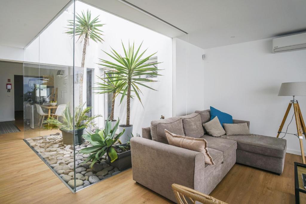 Posezení v ubytování Thalassa Villas
