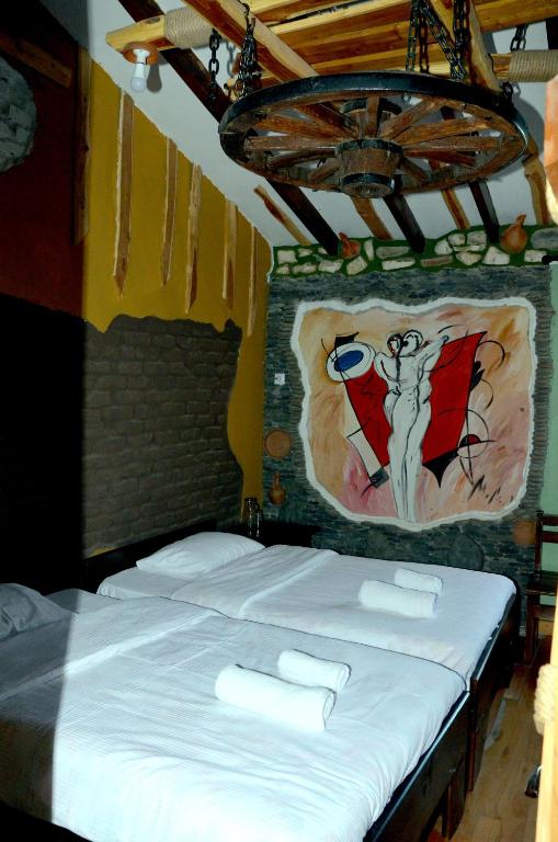 Postel nebo postele na pokoji v ubytování Toma's house