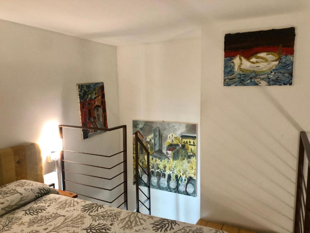 Postel nebo postele na pokoji v ubytování Affittacamere Monterosso 5 Terre