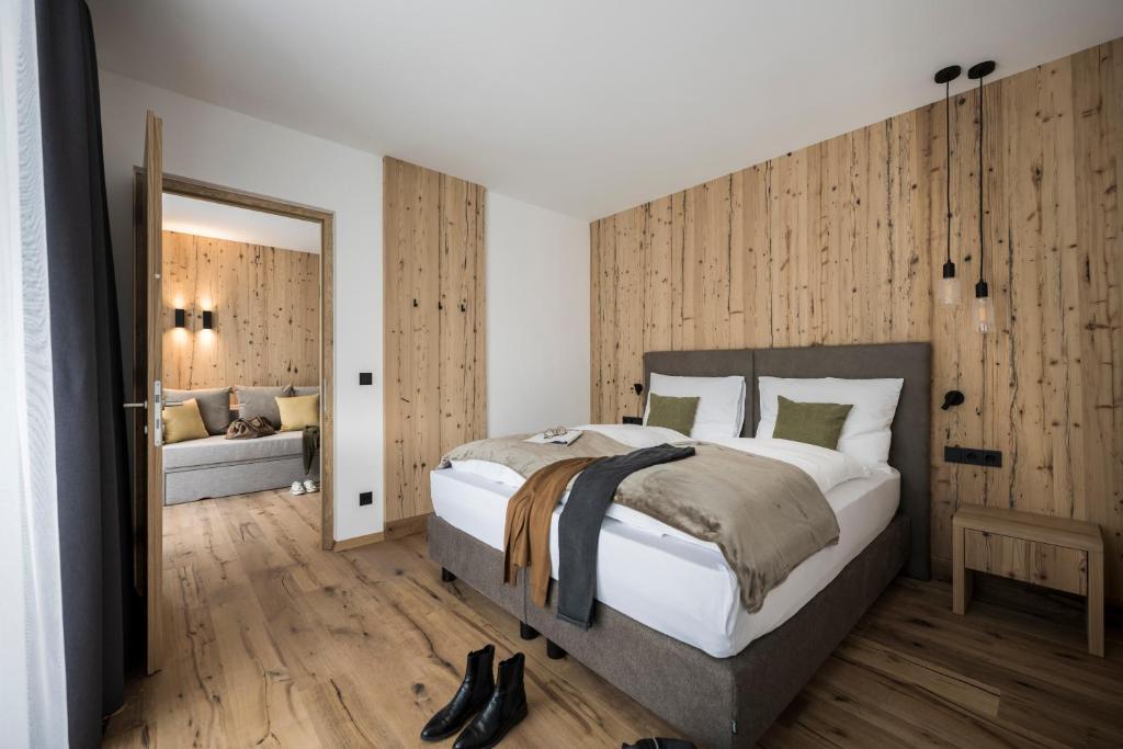 Ένα ή περισσότερα κρεβάτια σε δωμάτιο στο Aparthotel Gamz