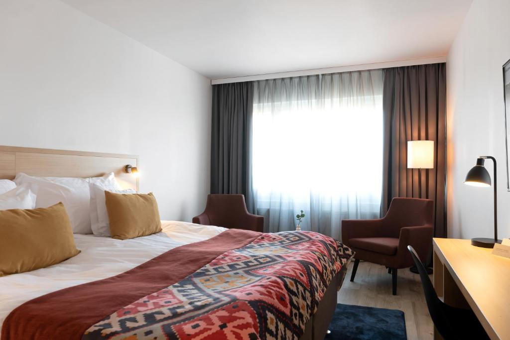 Кровать или кровати в номере Elite Hotel Brage - Hotel & Spa