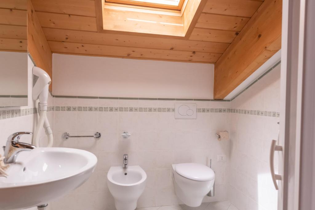 Koupelna v ubytování Hotel Merano