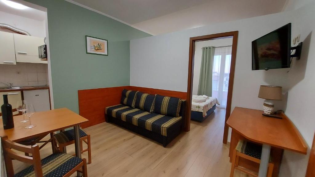 TV a/nebo společenská místnost v ubytování Villa Rossa