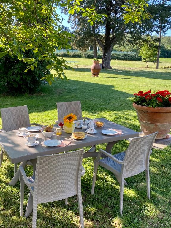 Zahrada ubytování Agriturismo L'Antica Quercia
