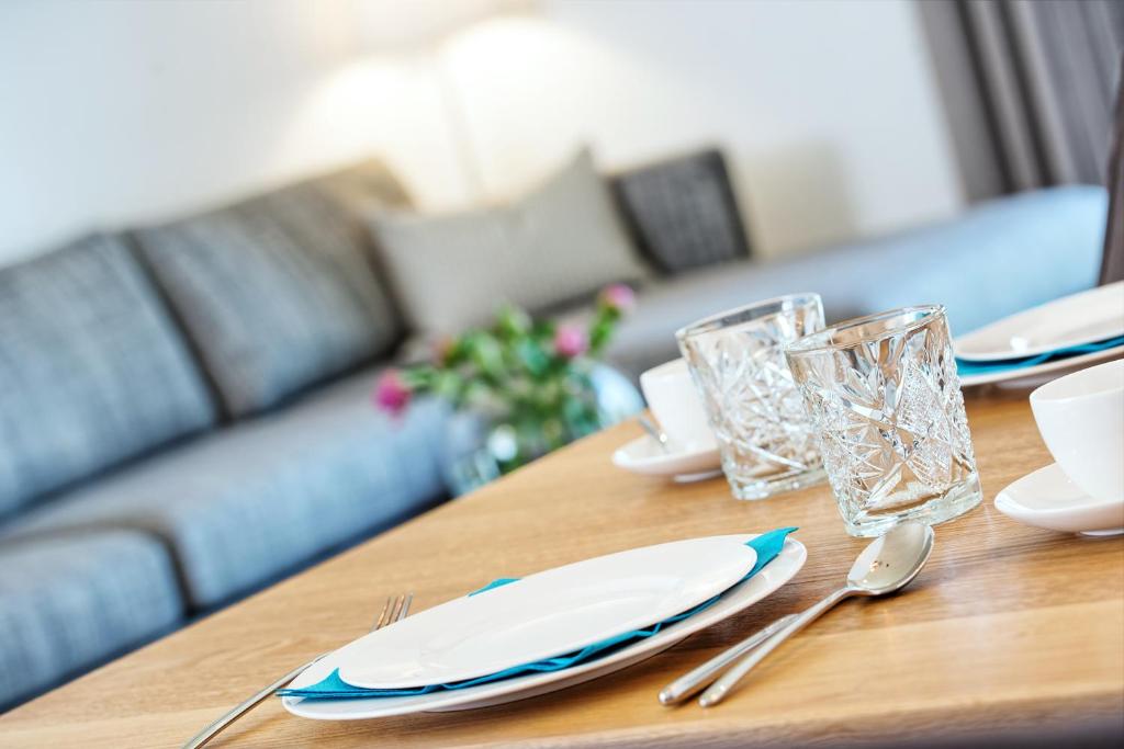 Posezení v ubytování Apartment Velden - 24 Home im Zentrum