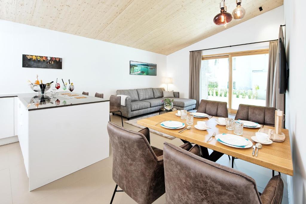 Posezení v ubytování Apartment Velden - 24 Home im Zentrum