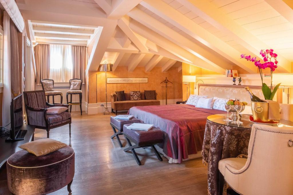 Posezení v ubytování Hotel Moresco