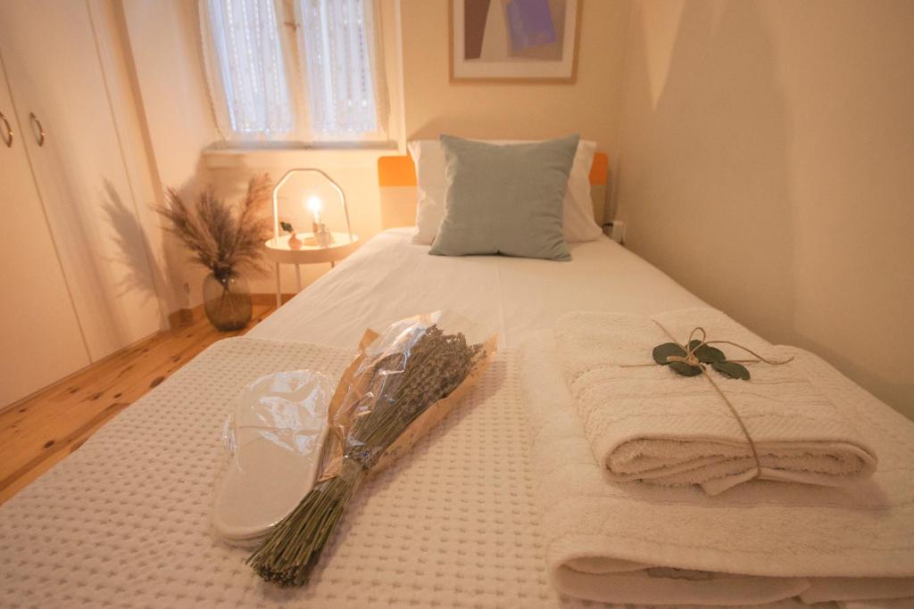 A bed or beds in a room at Corfu Palazzo Vecchio