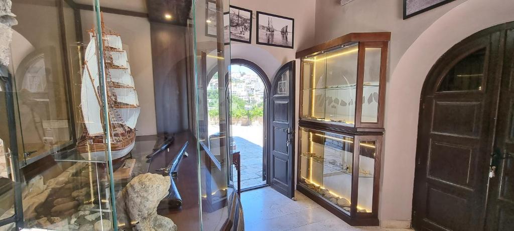 Kuchyň nebo kuchyňský kout v ubytování Hotel Palata Venezia