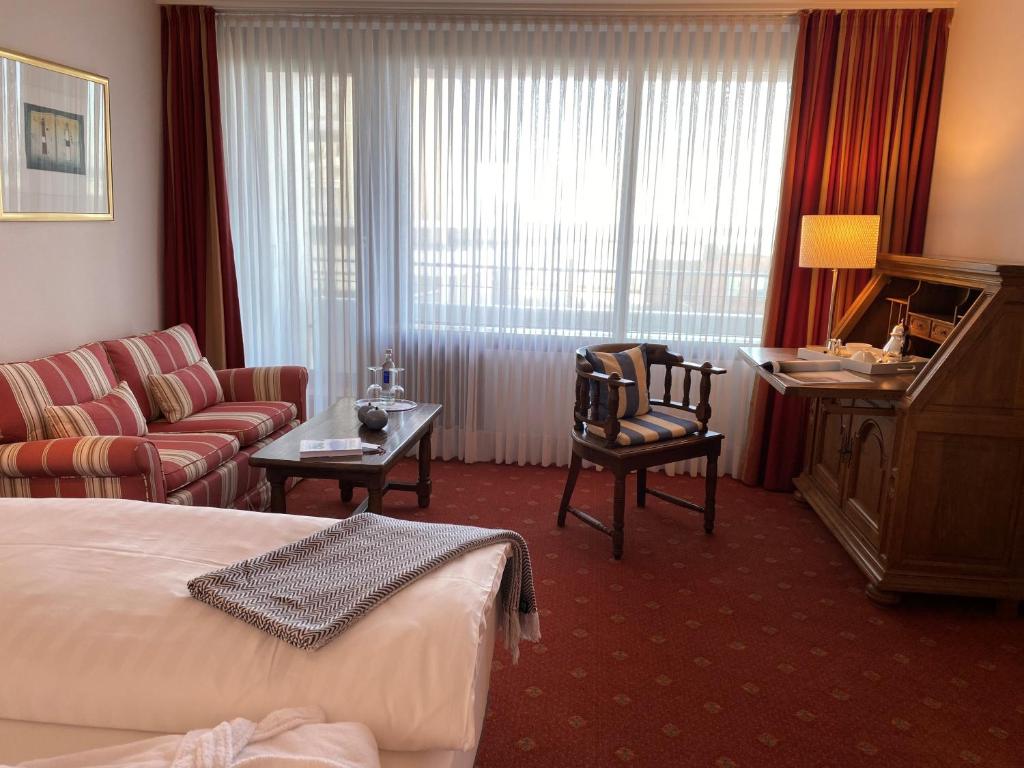 Postel nebo postele na pokoji v ubytování Hotel Wünschmann