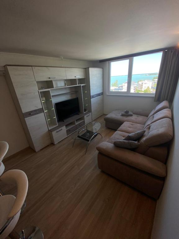 Posedenie v ubytovaní The 9th Floor Apartman