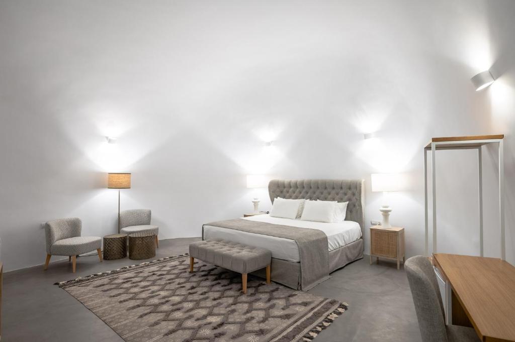 Postel nebo postele na pokoji v ubytování Deep Earth Villas