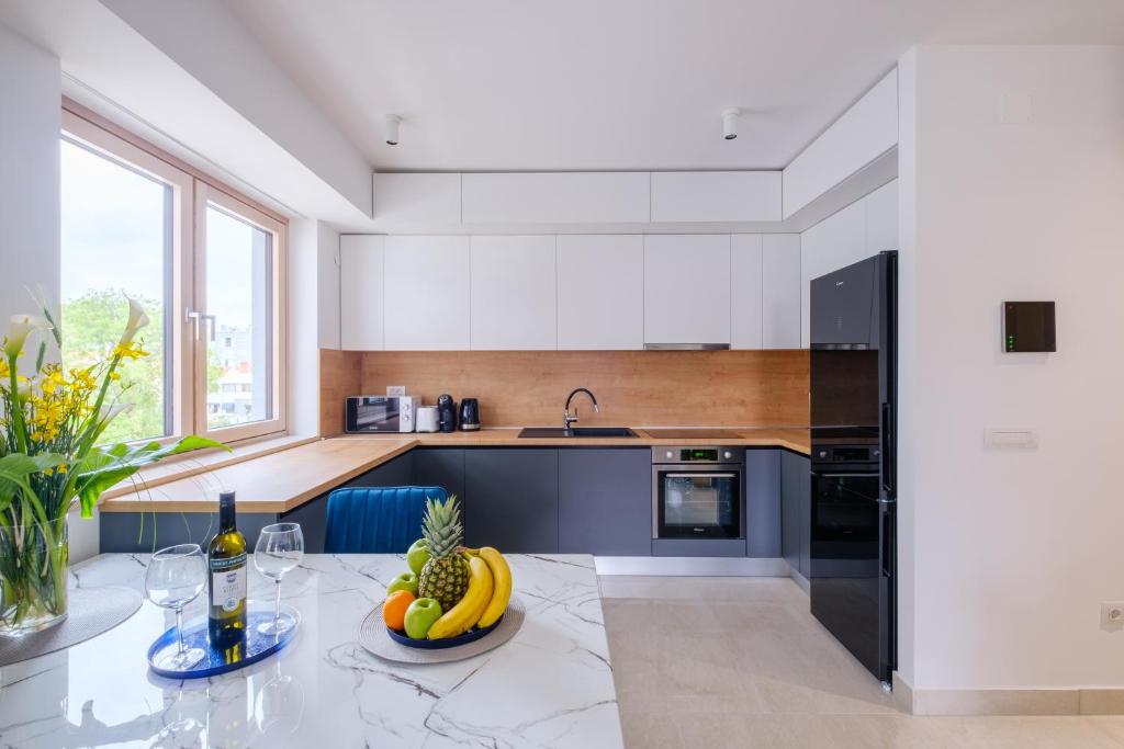 Kuchyňa alebo kuchynka v ubytovaní MB Luxury Apartments