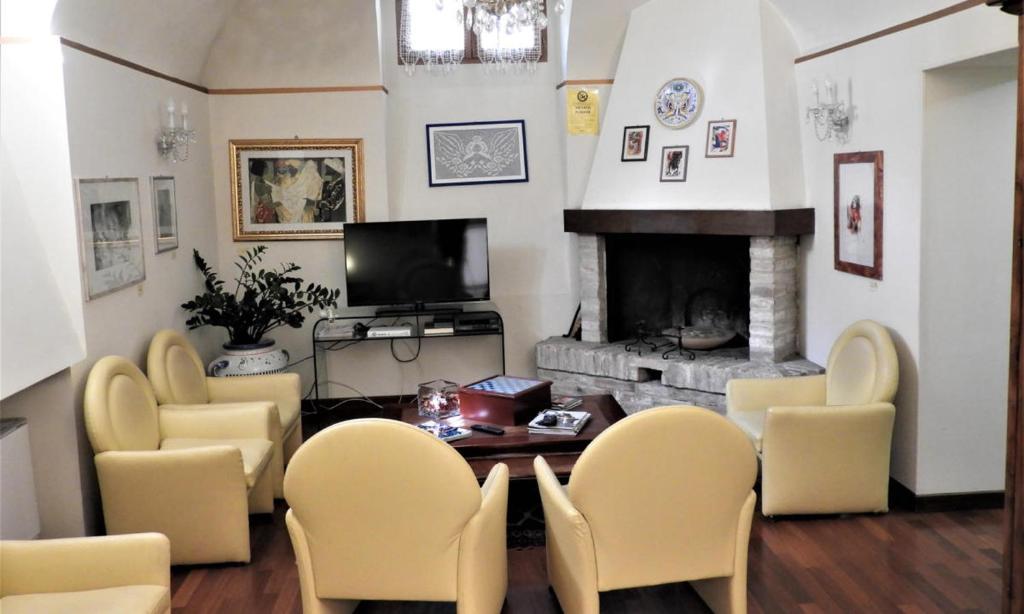 Posezení v ubytování Deco Hotel