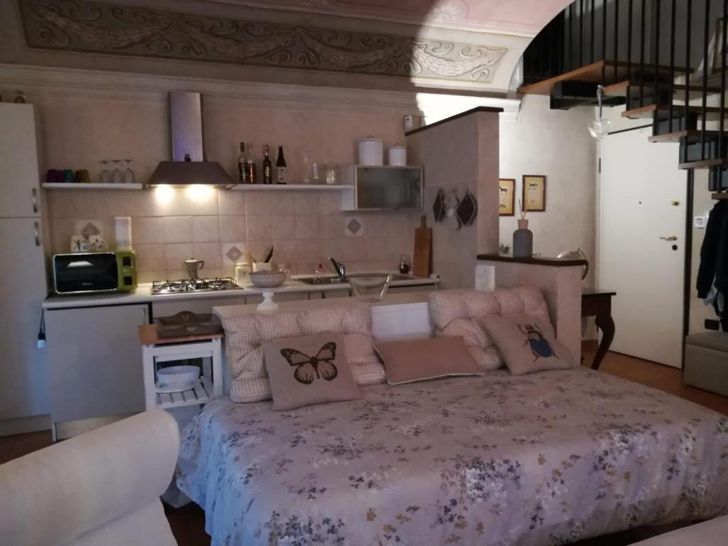 Kuchyň nebo kuchyňský kout v ubytování Loft ‘900