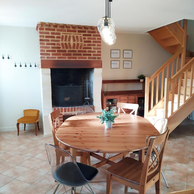 Гостиная зона в Gites et Spa - Manoir des Falaises