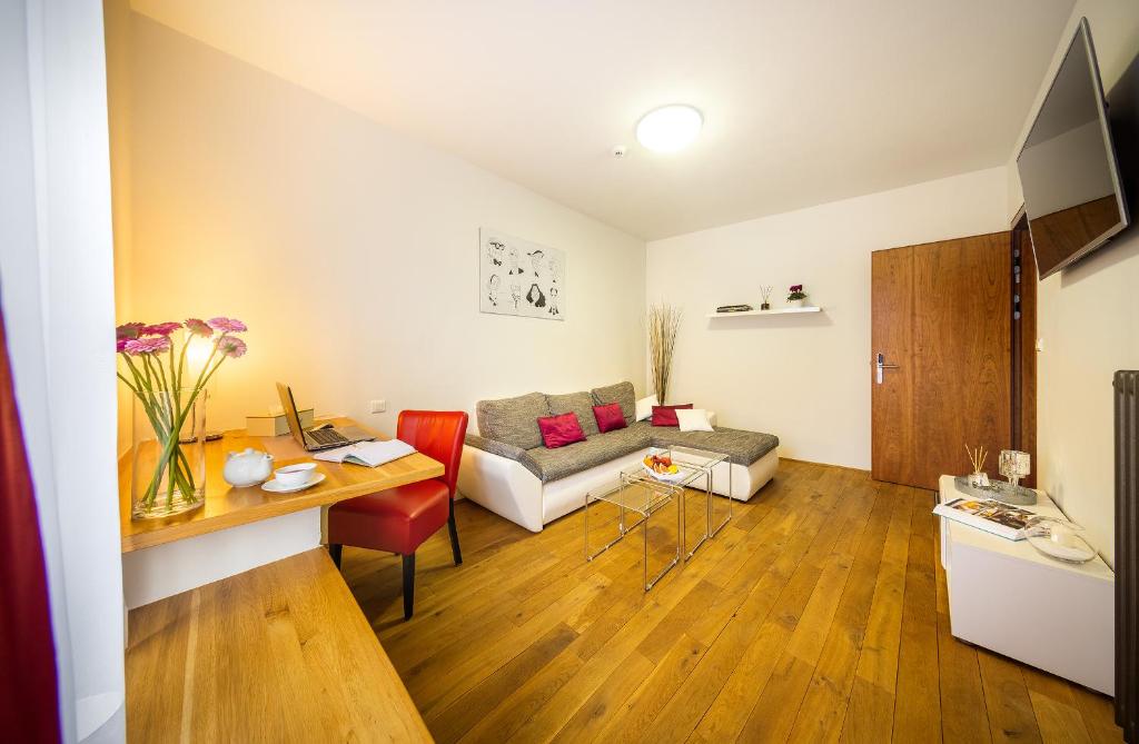 Posezení v ubytování Bellevue Hotel Benešov