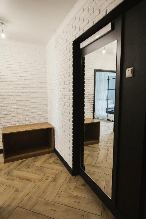 Postel nebo postele na pokoji v ubytování LOFT-Style Apartment