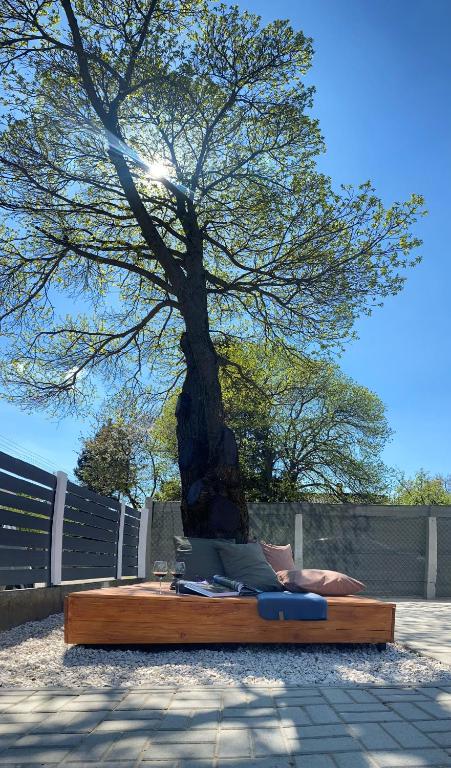 Ogród w obiekcie Otium Wellness Apartmanház
