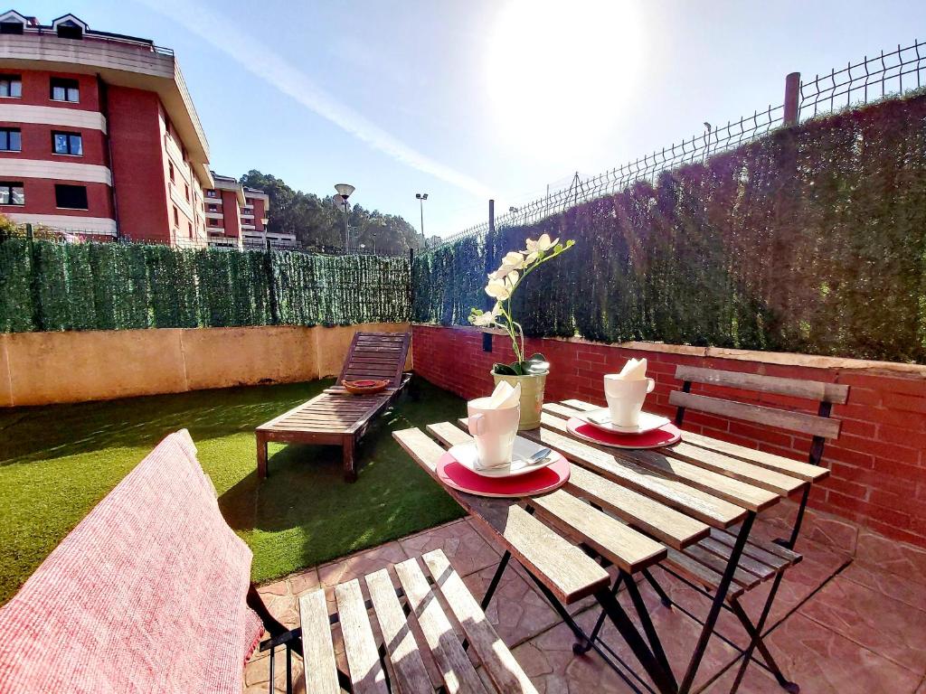Balkon lub taras w obiekcie CASTRO COSTA NORTE Apartamento Jardín Garaje
