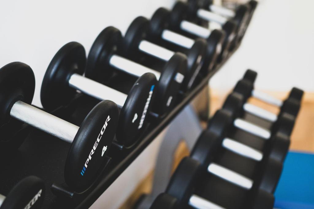 Fitness centrum a/nebo fitness zařízení v ubytování Boutique Hotel Edelmanns
