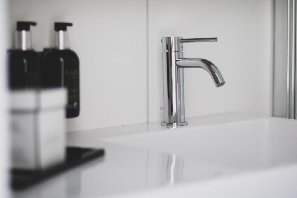 Koupelna v ubytování Boutique Hotel Edelmanns