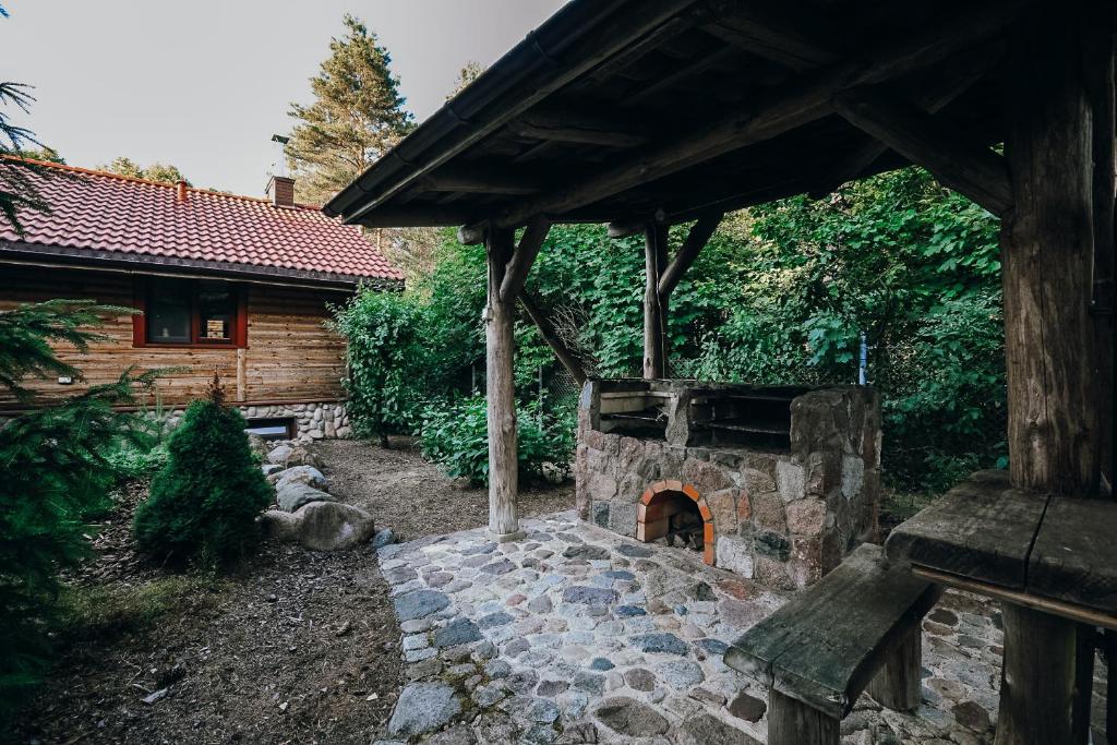 Leśny Zakątek balia kąpielowa ognisko sauna basen rowery w cenie pobytu - Double Room With Forest View