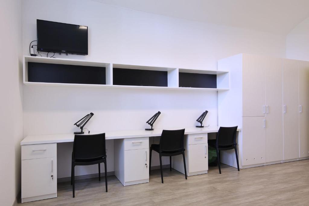 TV a/nebo společenská místnost v ubytování Hostel Bedem