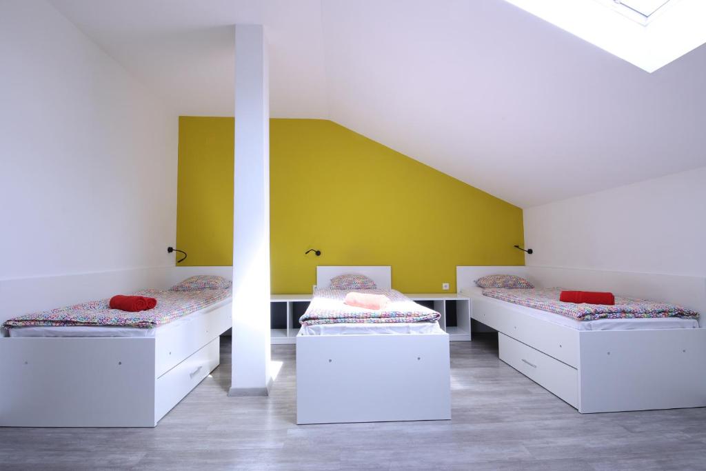 Postel nebo postele na pokoji v ubytování Hostel Bedem