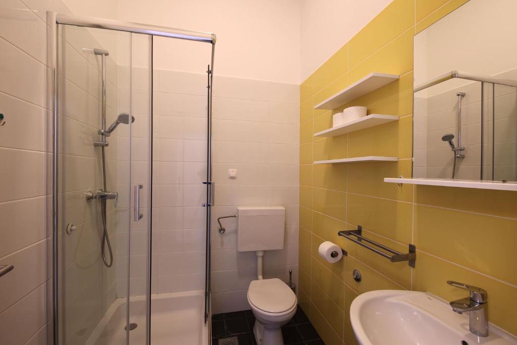 Koupelna v ubytování Hostel Bedem