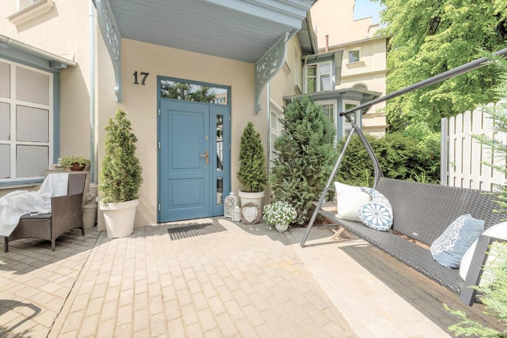 Vonkajšia záhrada v ubytovaní JM Sopot Apartament Haffner