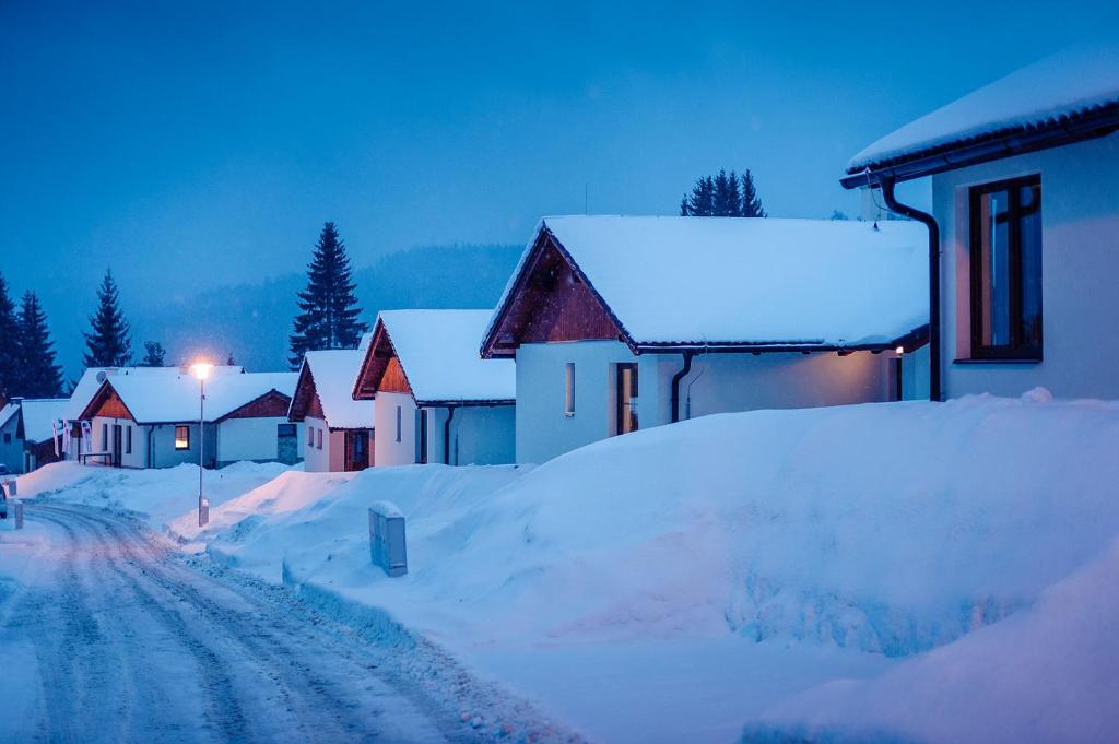 Residence Lipno v zimě