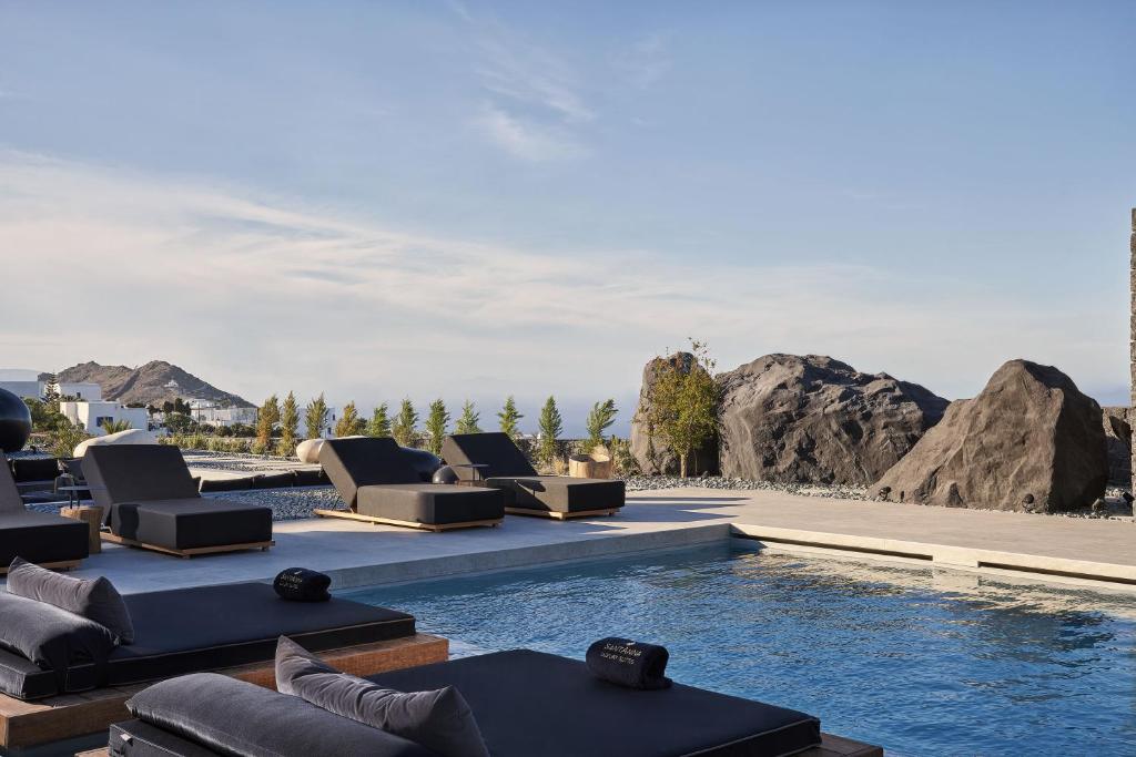 The swimming pool at or close to SantAnna Luxury Suites