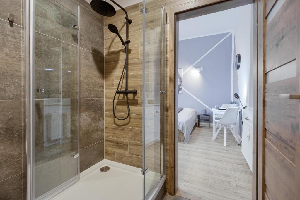 Kúpeľňa v ubytovaní Niron Apartament Dom z Papieru Tokio