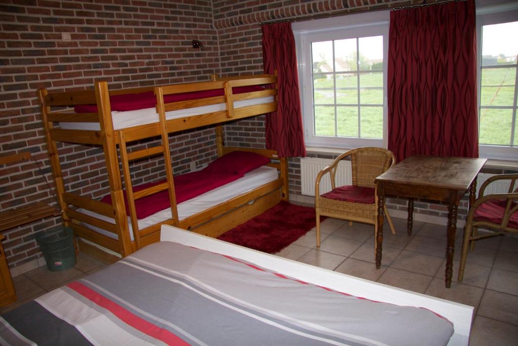 Postel nebo postele na pokoji v ubytování Breeden Steeger Hoeve