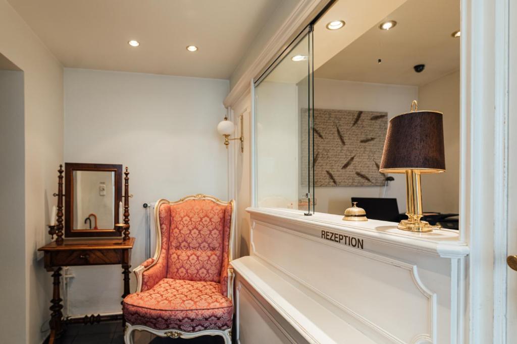 Posezení v ubytování Das Kleine Hotel in ruhiger Stadtlage