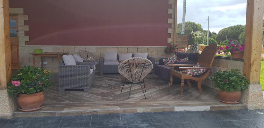 Posezení v ubytování La Cala Hostel