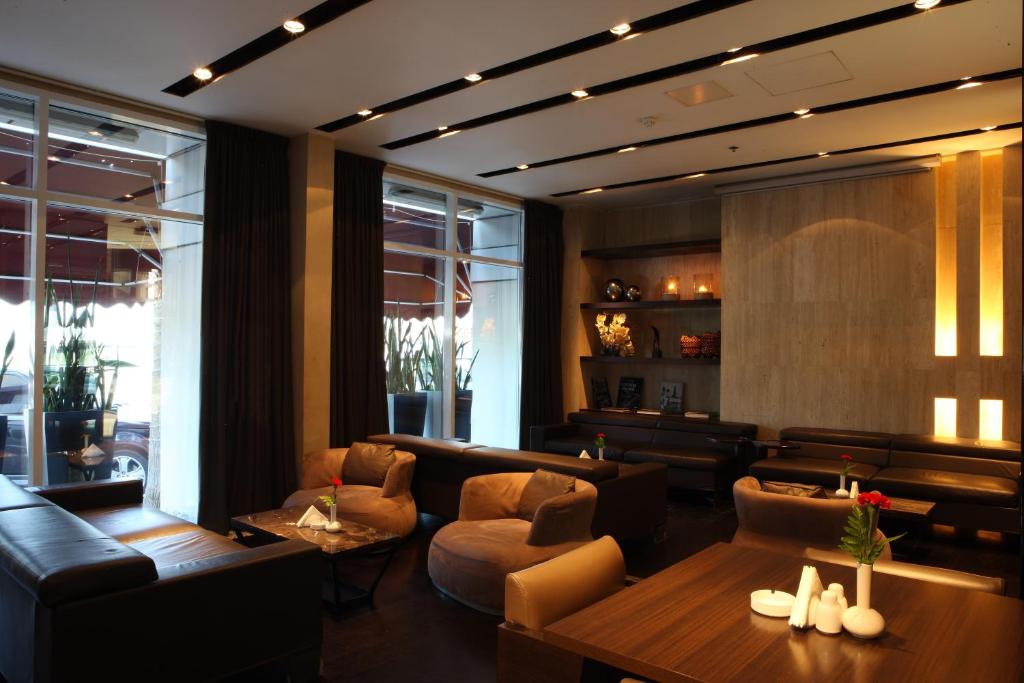 Posezení v ubytování Sea View Hotel Dubai