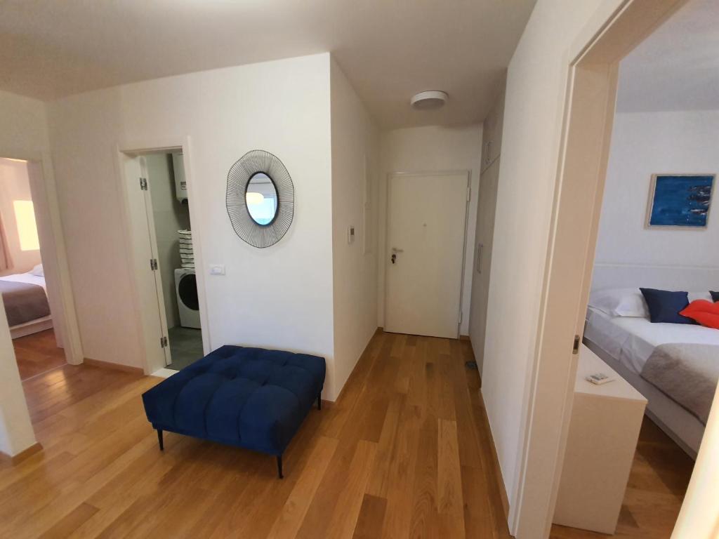 Postel nebo postele na pokoji v ubytování Mariposa Makarska 83m2 new apartment with garage