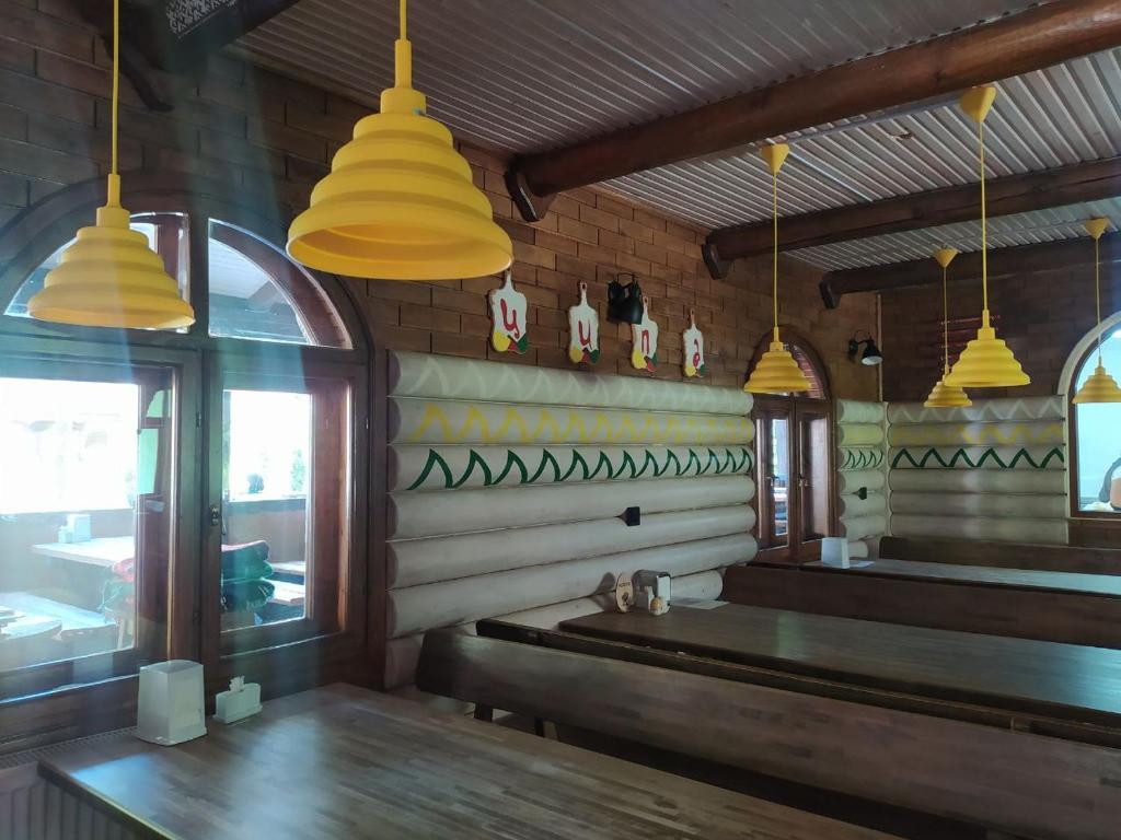 Lounge nebo bar v ubytování Хостел Васкул