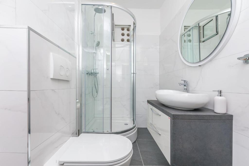 Kúpeľňa v ubytovaní Apartments Jasna