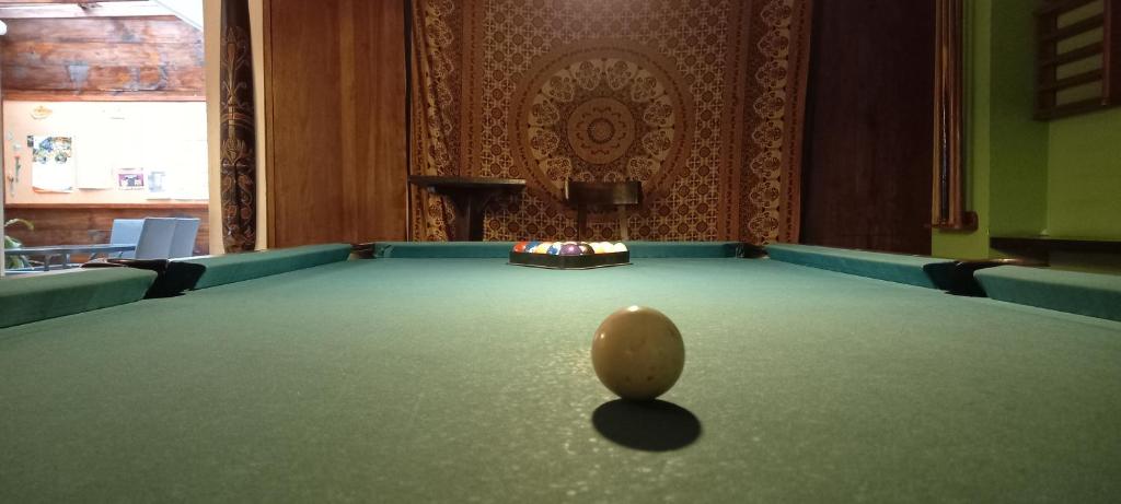Biliár nebo kulečník v ubytování Casa Kiwi Hostel