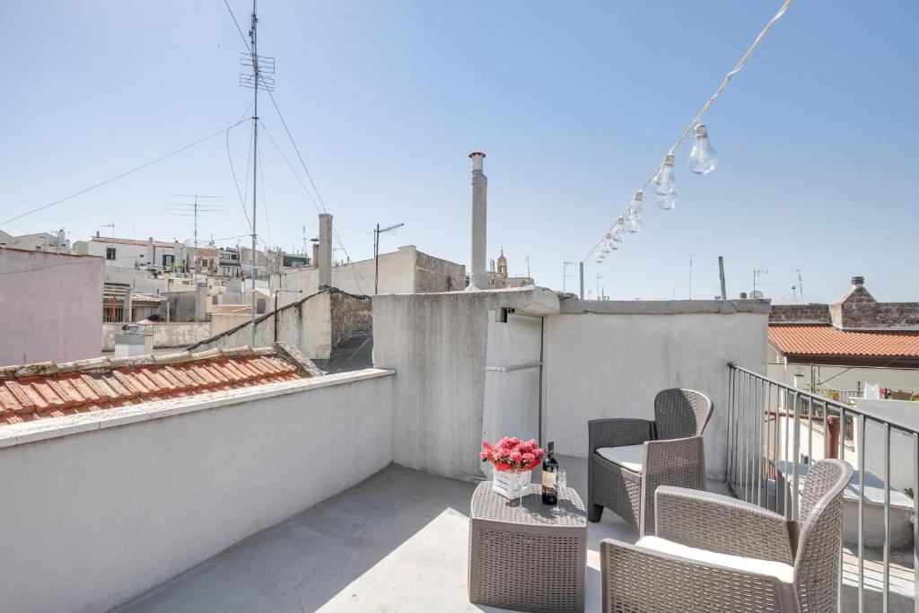 Balkon lub taras w obiekcie Casa Alessandra Terrace Flat in Conversano