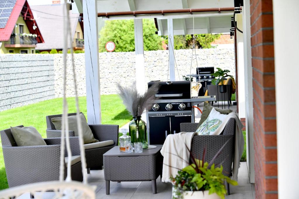 Posedenie v ubytovaní Apartamenty na Dworskiej - BLISKO ENERGYLANDIA ZATORLAND