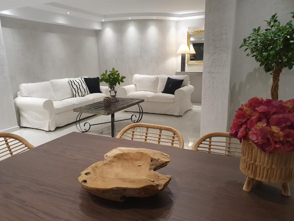 Posezení v ubytování Dioni Luxury House