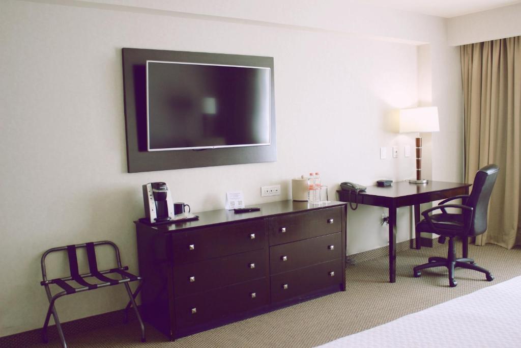 TV a/nebo společenská místnost v ubytování Crowne Plaza Leon by IHG