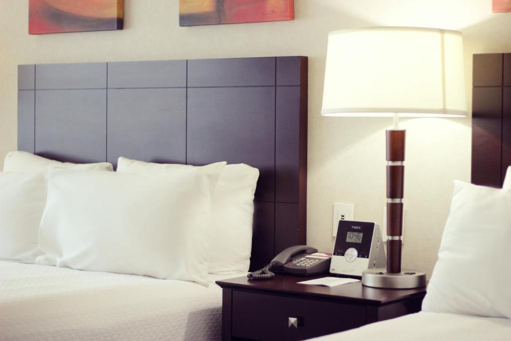 Postel nebo postele na pokoji v ubytování Crowne Plaza Leon by IHG